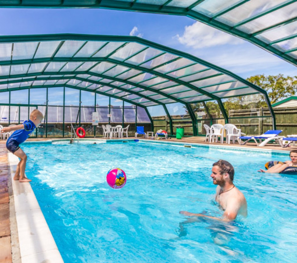 Andrewshayes Caravan Park swimming pool