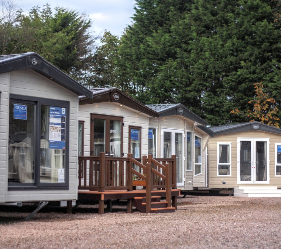 Dorset Sales Centre with new static caravans for sale