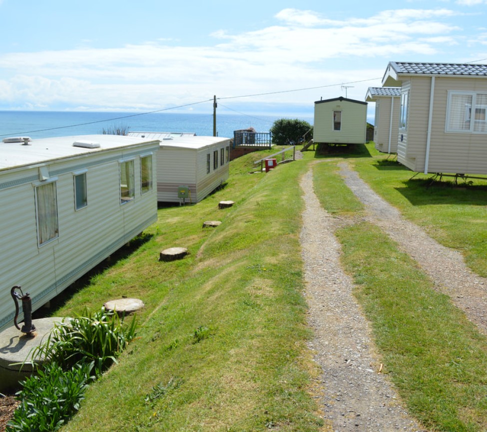 static caravans at Eype House in Bridport