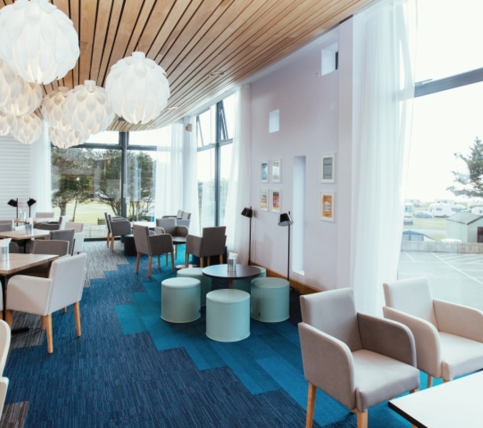 inside the facilities at Pentewan Sands Holiday Park