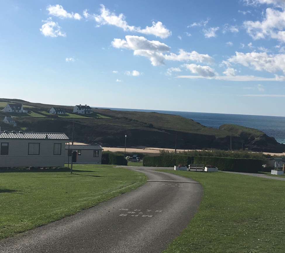 Treyarnon Bay Caravan Park with static caravans for sale