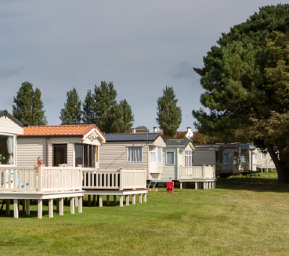 static caravans for sale at Sandhills Holiday Park