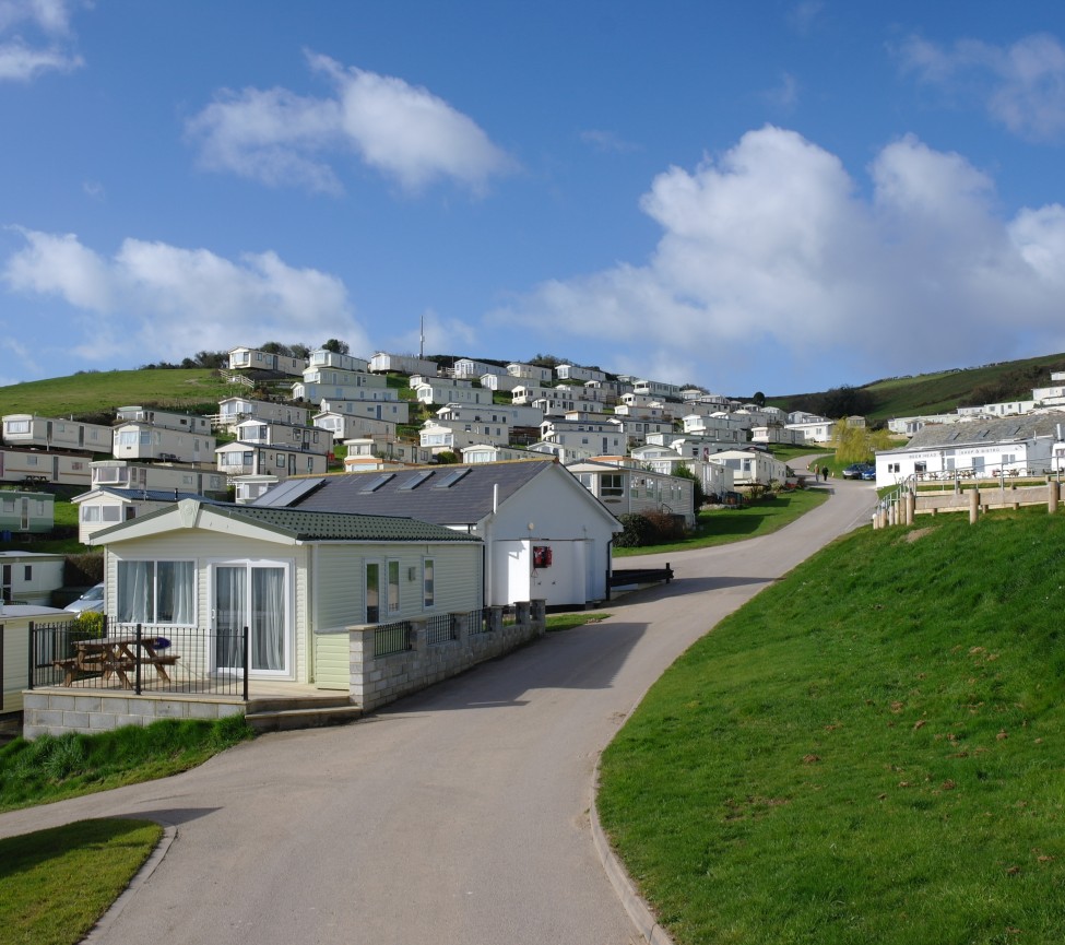 Static caravans at Beer Head Caravan Park