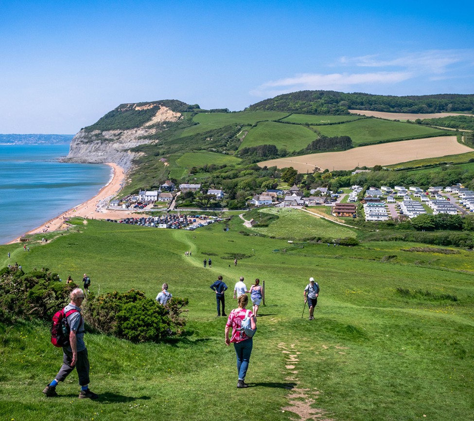 Golden Cap Caravan Park in chideok in Dorset