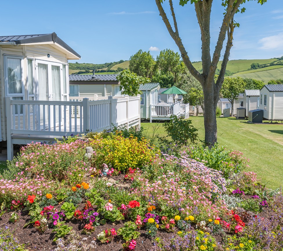 holiday homes for sale at Golden Cap Caravan Park