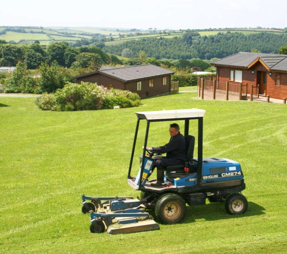 luxury lodges at Webland Farm holiday park