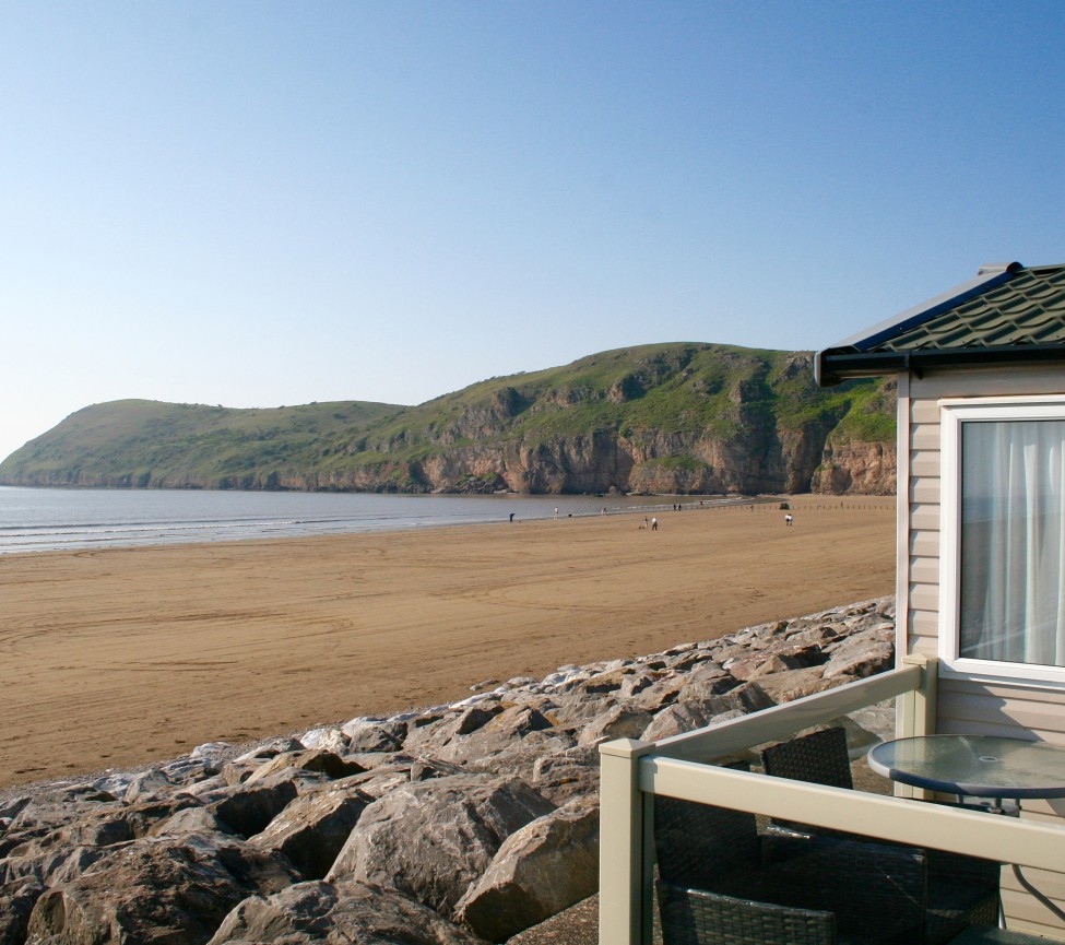 Brean Down Caravan Park by the beach in Brean