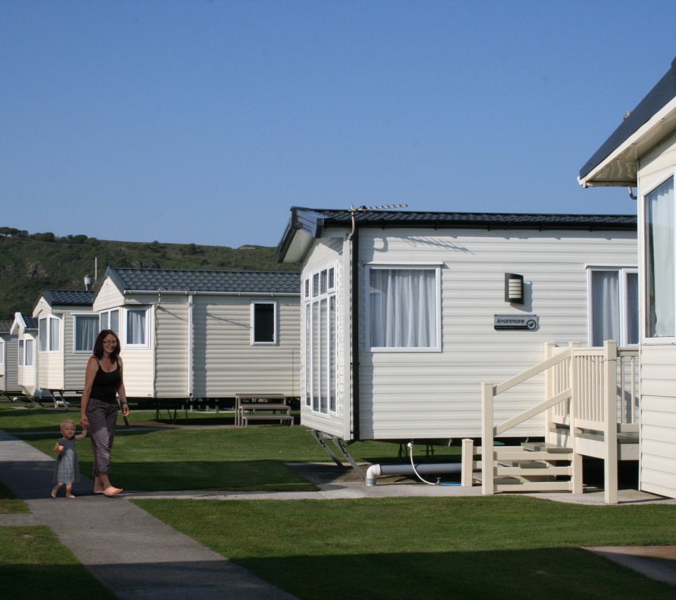 static caravans for sale at Brean Down Caravan Park