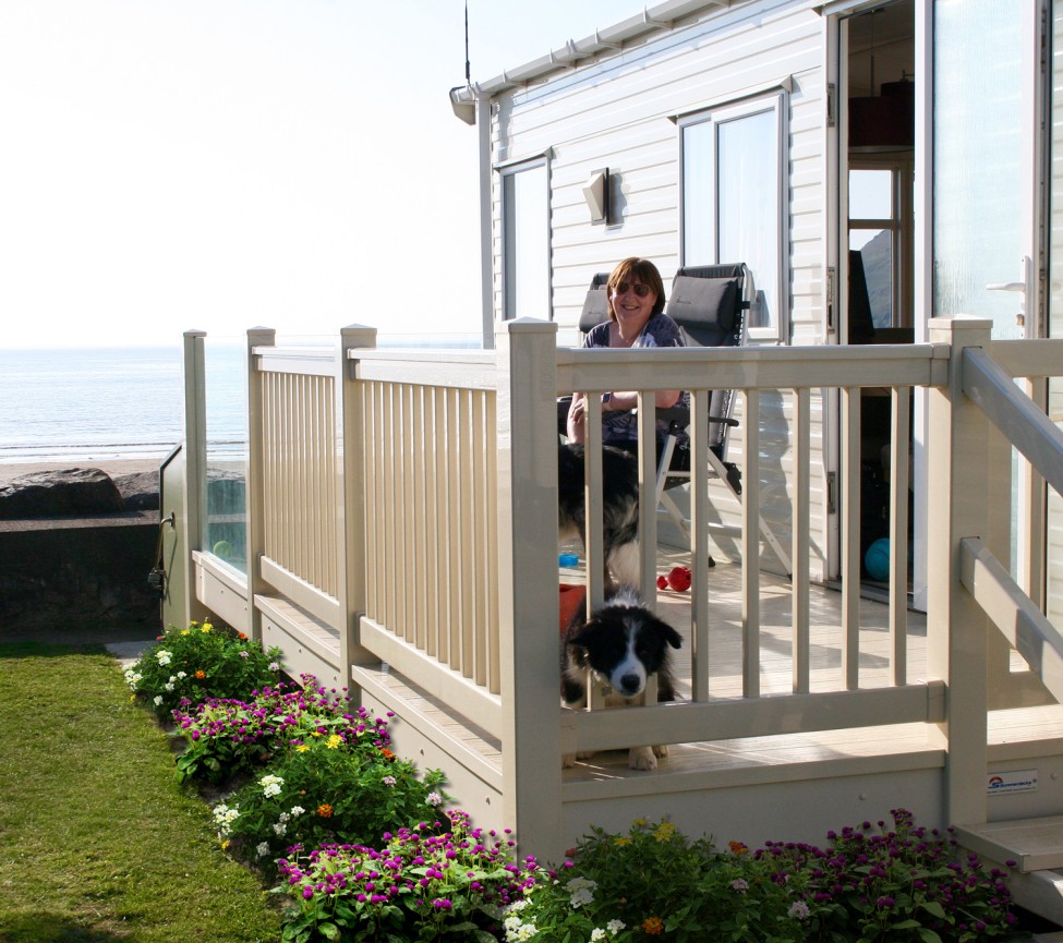 caravan holidays by the beach at Brean Down Caravan Park