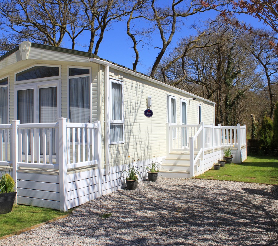 static caravans for sale at Notter Bridge Park in Saltash