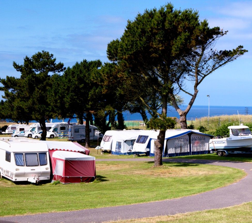 Pebblebank Holiday Park with static caravans for sale