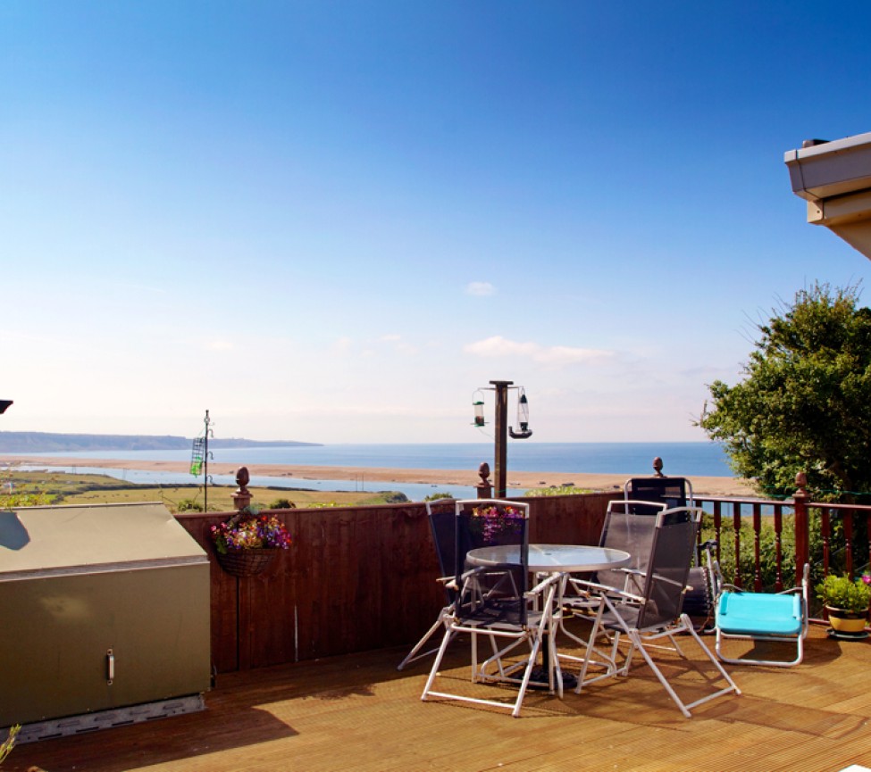 holiday homes views to the sea at Pebblebank Holiday Park