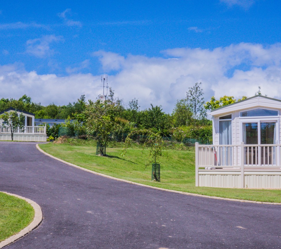 view of the grounds at Monkton Wyld Caravan Park