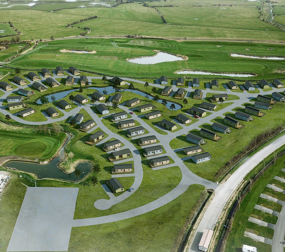 overview of Brean Country Club holiday park