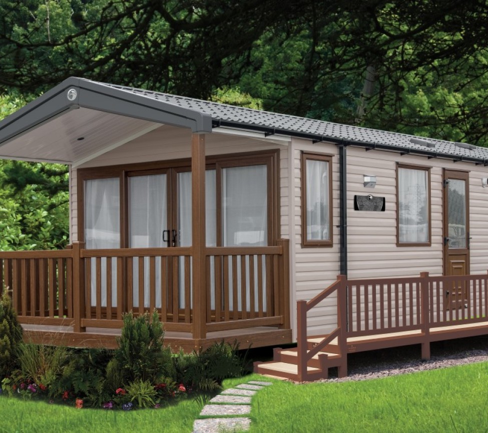 2024 Swift Bordeaux Escape static caravan with decked area