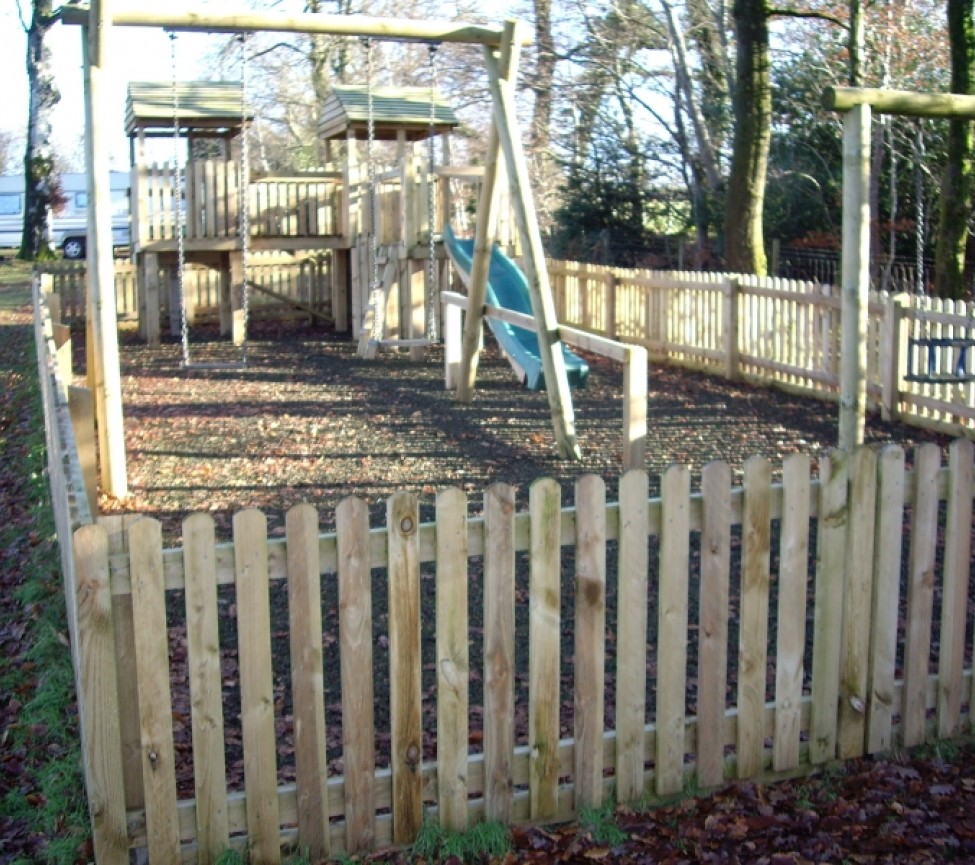 kids play area at South Somerset Holiday Park in Chard