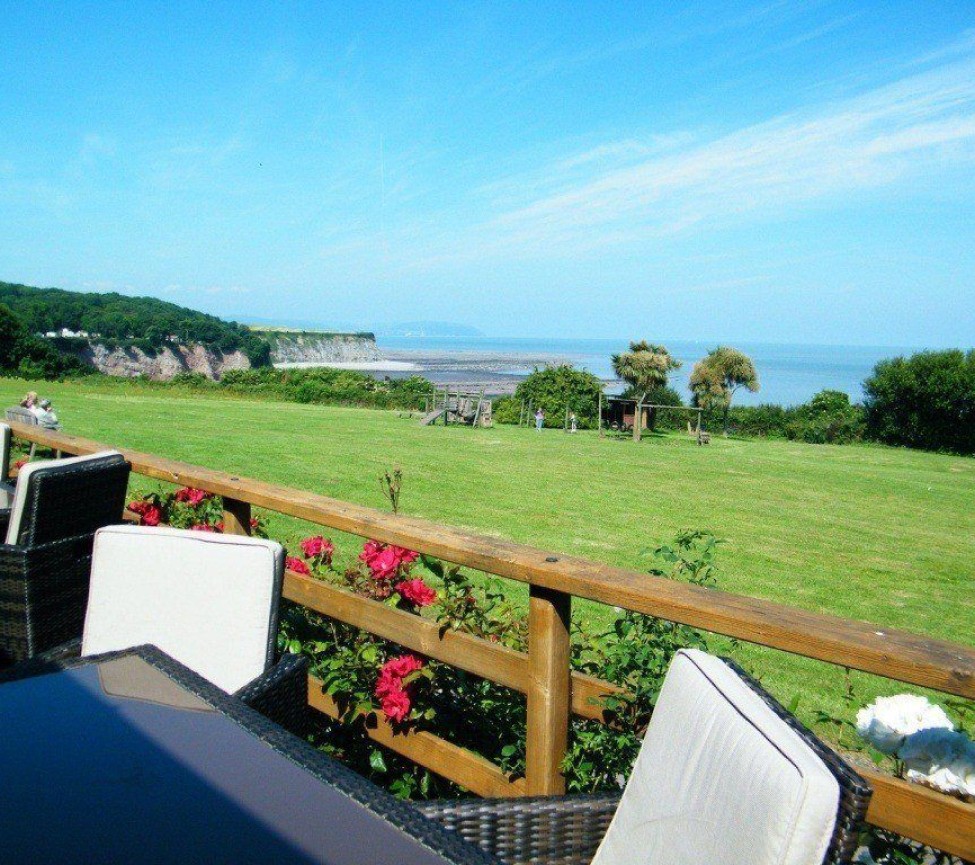 view to the countryside from St Audries Bay Holiday Park 