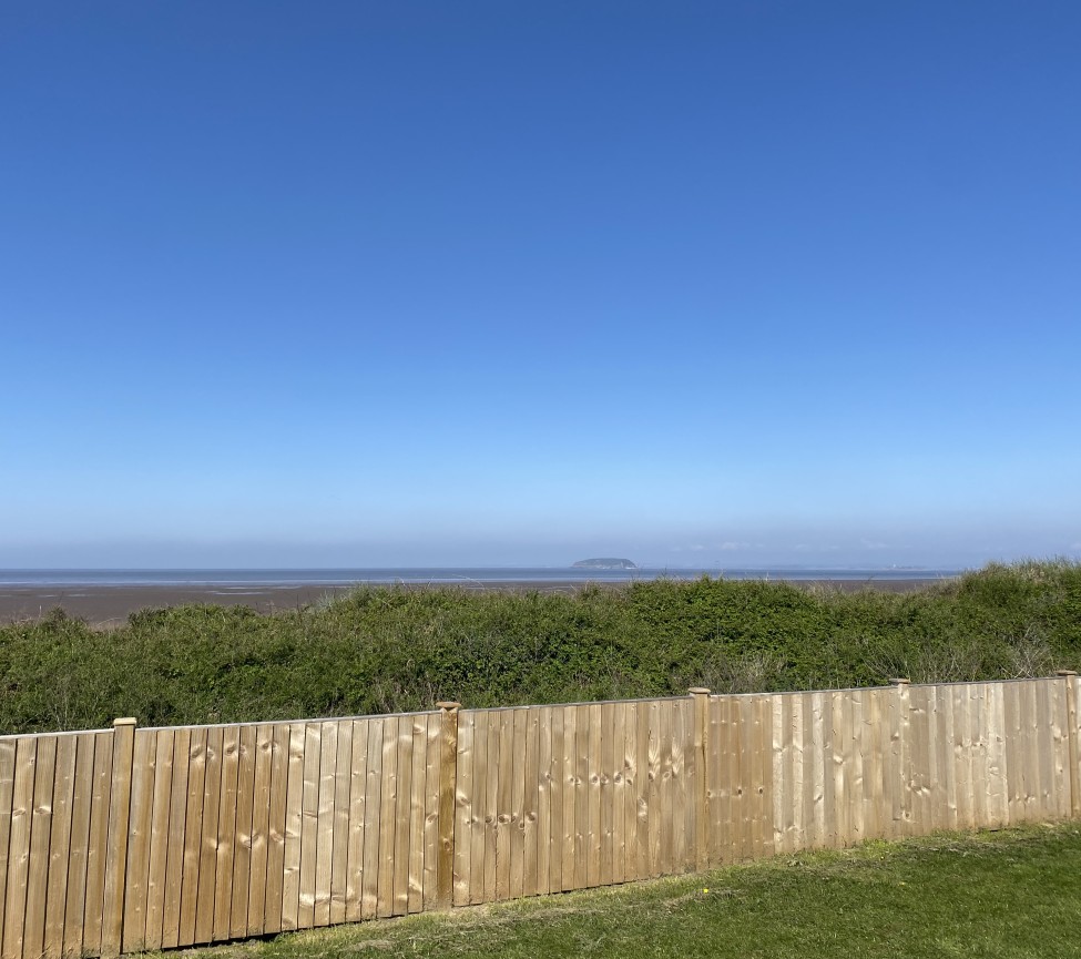 outlook to the sea at Warren Farm Holiday Centre