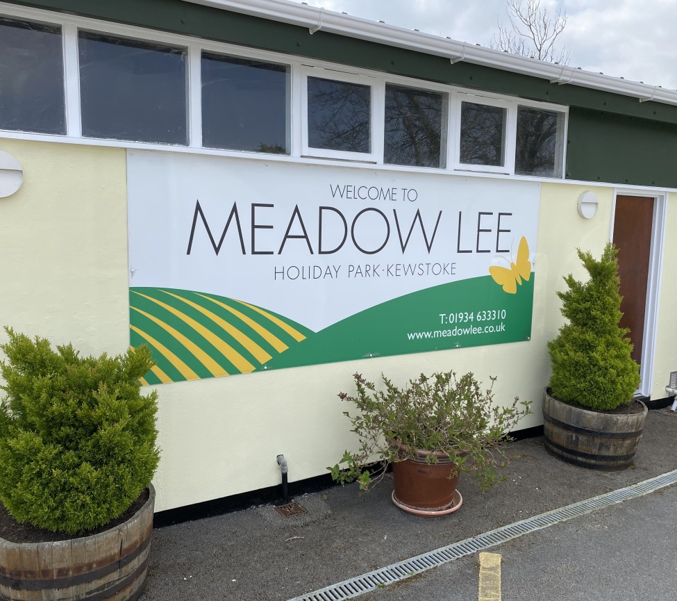 Meadow Lee Holiday Park entreance to the park