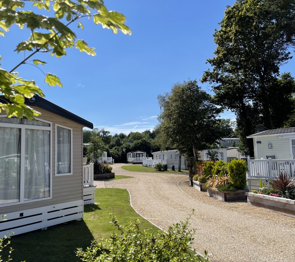 static caravans for sale at Warmwell Caravan Park