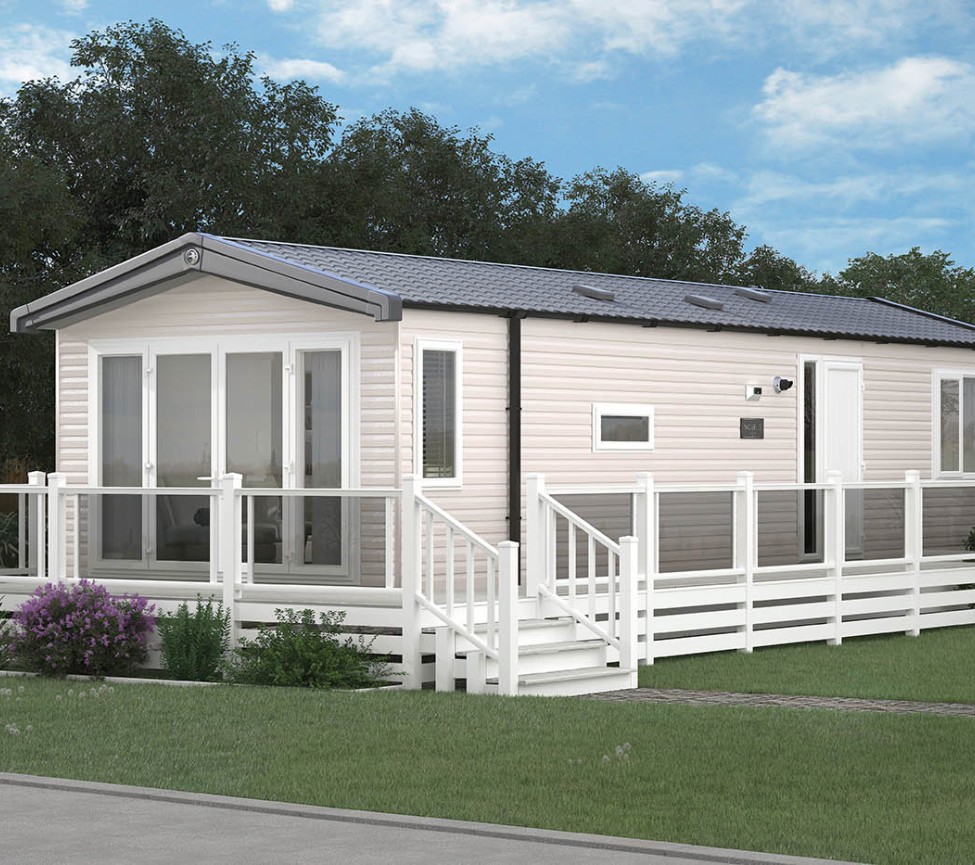 Exterior view of the 2024 Swift Moselle static caravan