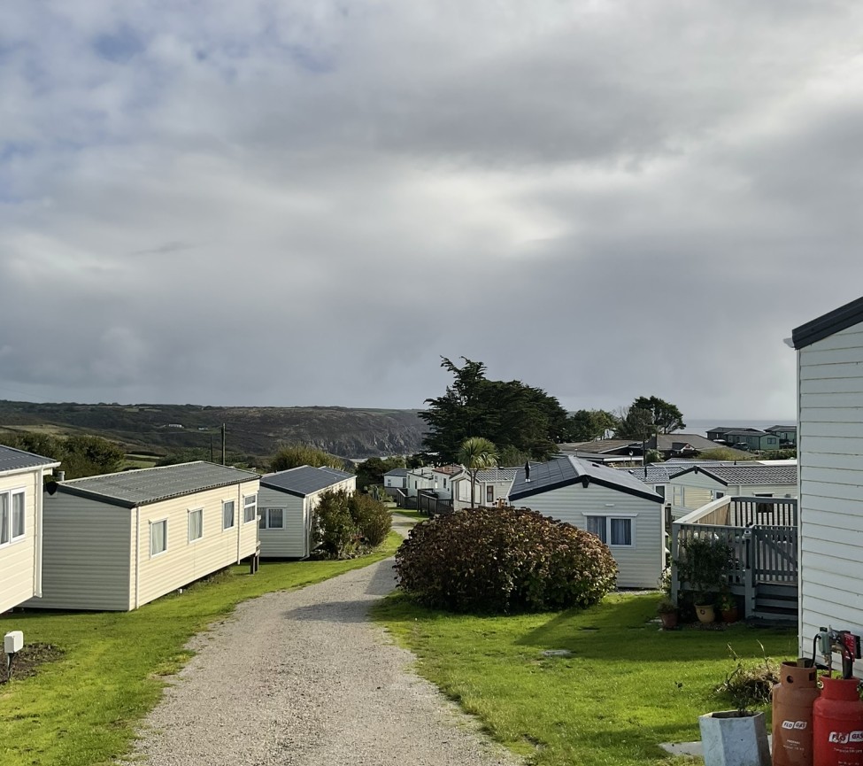 static caravans for sale at Kennack Sands Holiday Park