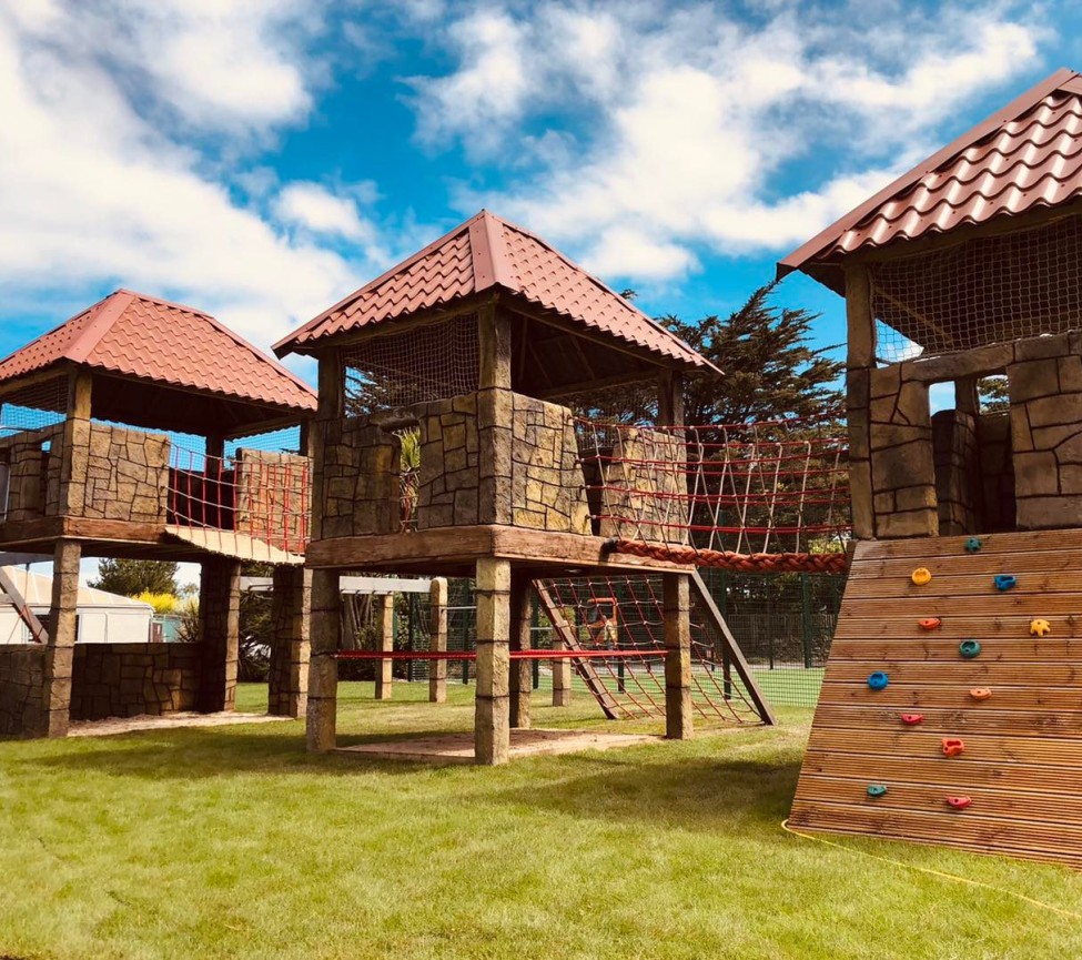 fantastic adventure playground at Monkey Tree Holiday Park