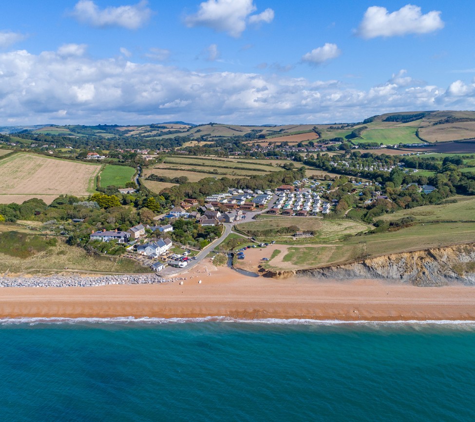 Golden Cap holiday park by the beach