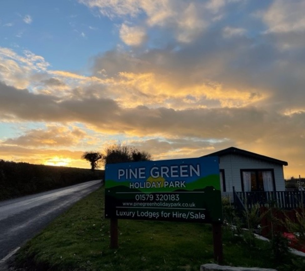 Pine Green Holiday Park site entrance