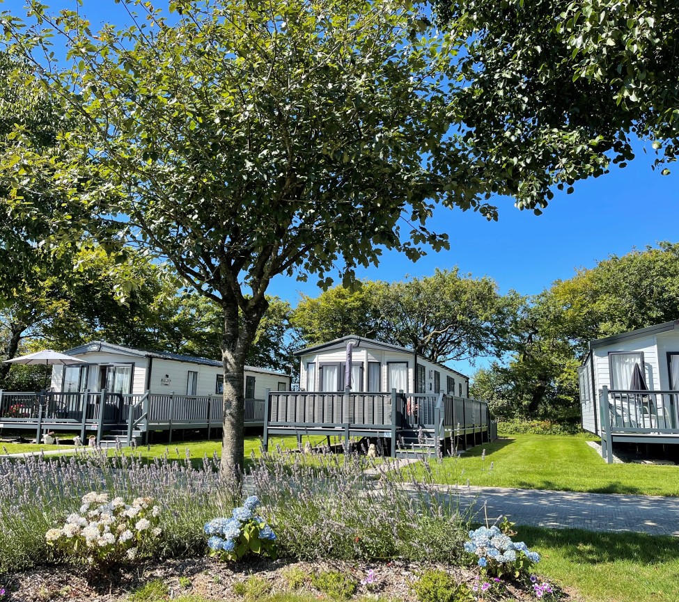 Lufflands Caravan Park in Holsworthy in Devon