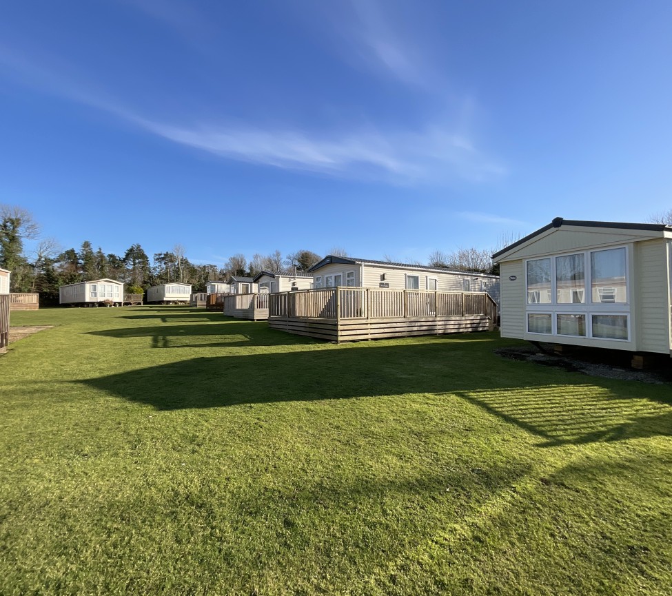 view of the holiday homes at Little Bodieve Holiday Park