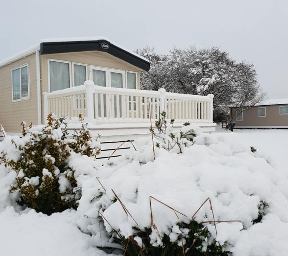 Edmore Park in Cornwall in the winter