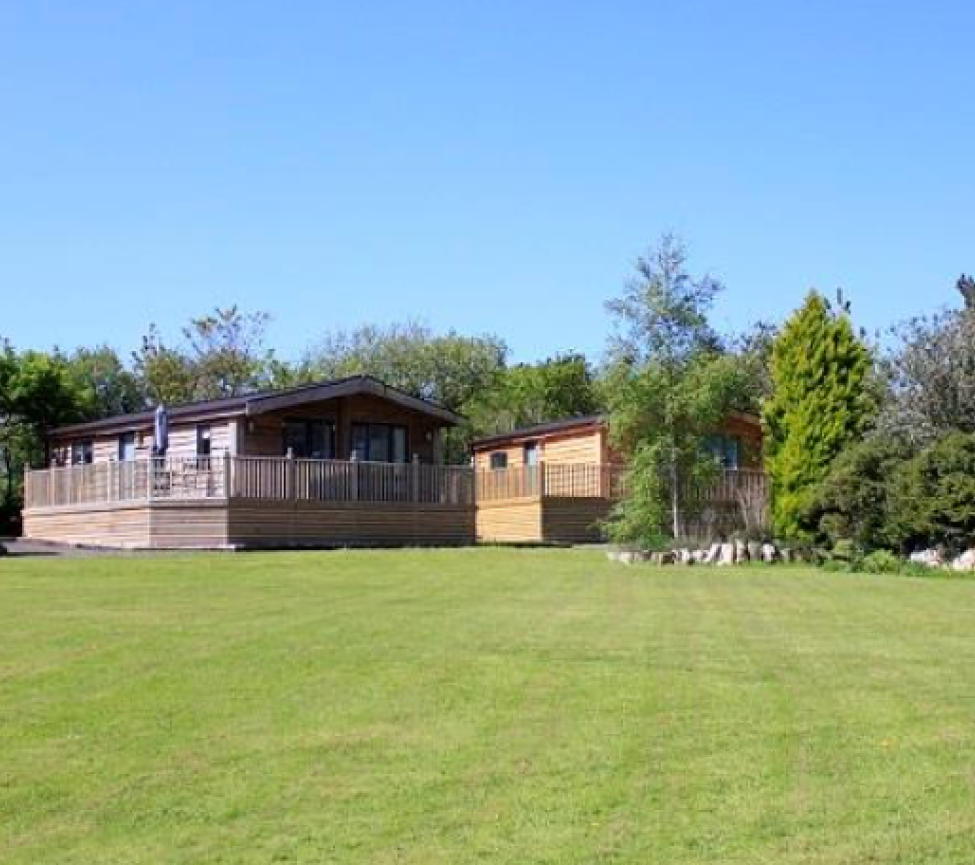 Hentervene Holiday Park holiday homes on site