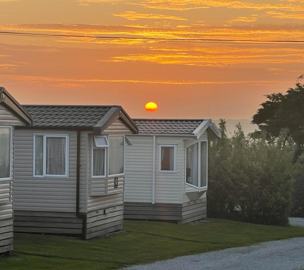 Roselands Caravan & Camping Park sunset