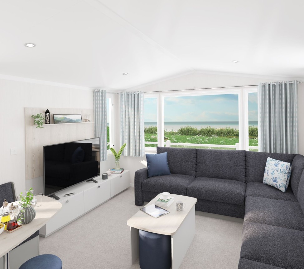 lounge area in the 2025 Swift Loire