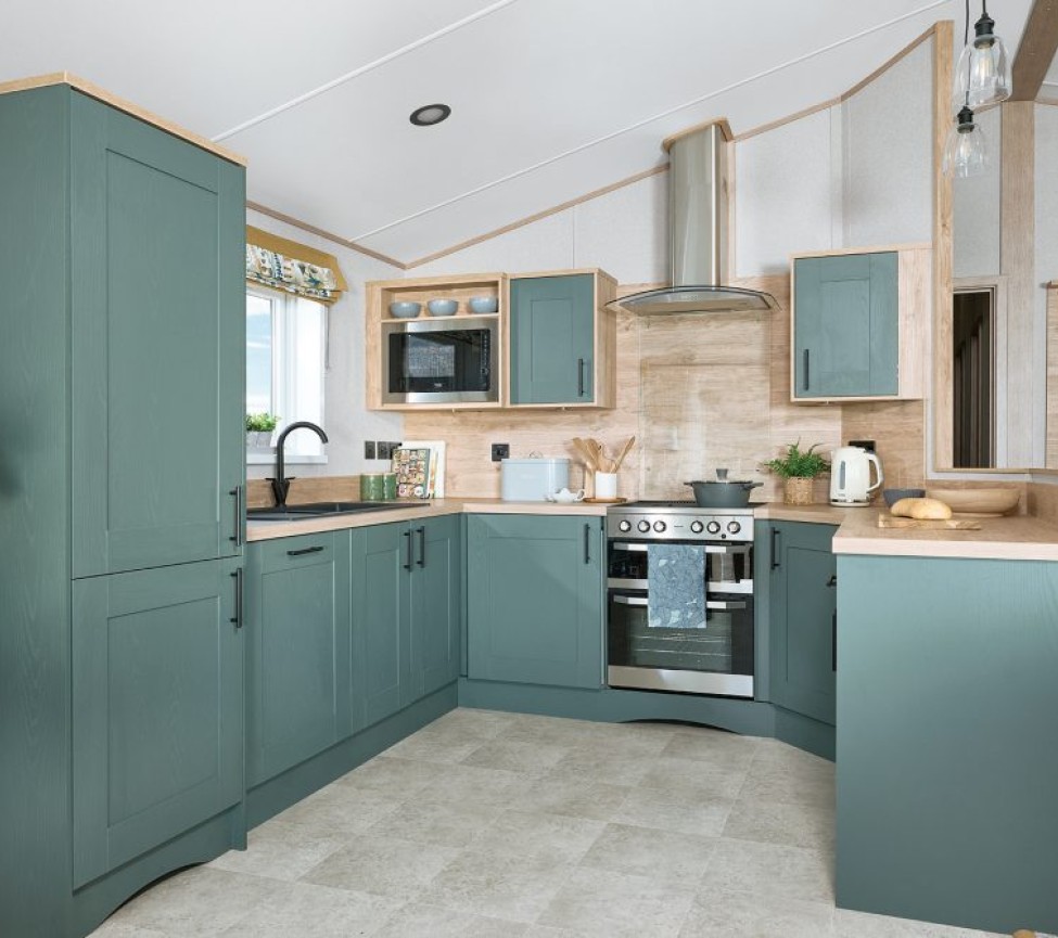 kitchen in the 2025 ABI Kielder Lodge