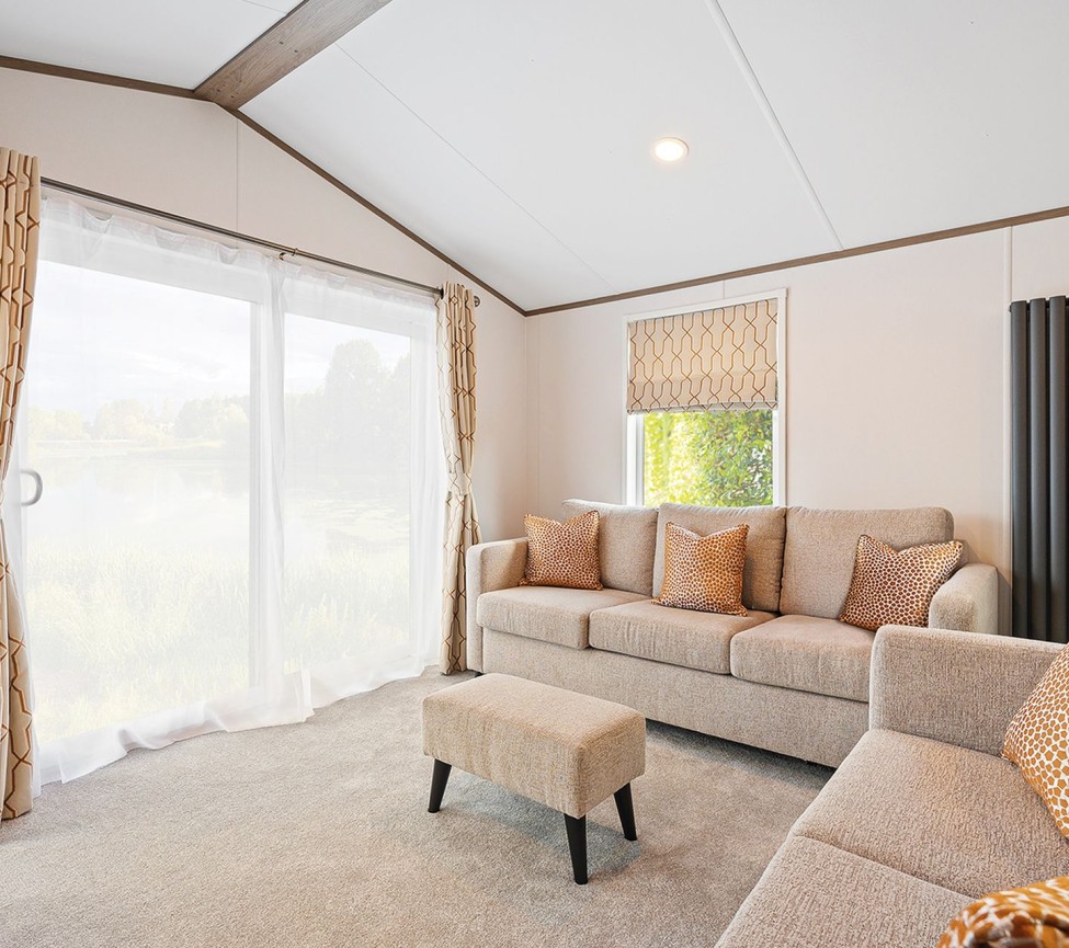 lounge to patio doors in the 2025 Atlas Sherwood Lodge