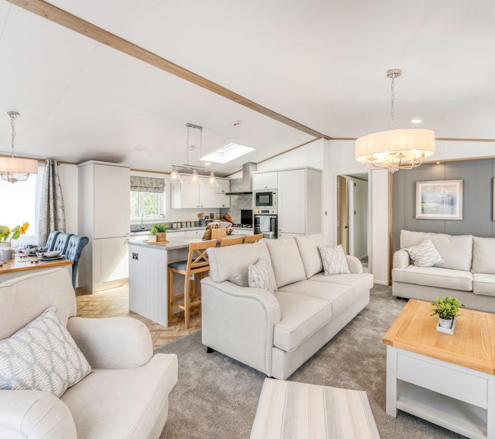 lounge and dining area in the 2025 Atlas Laburnum Lodge