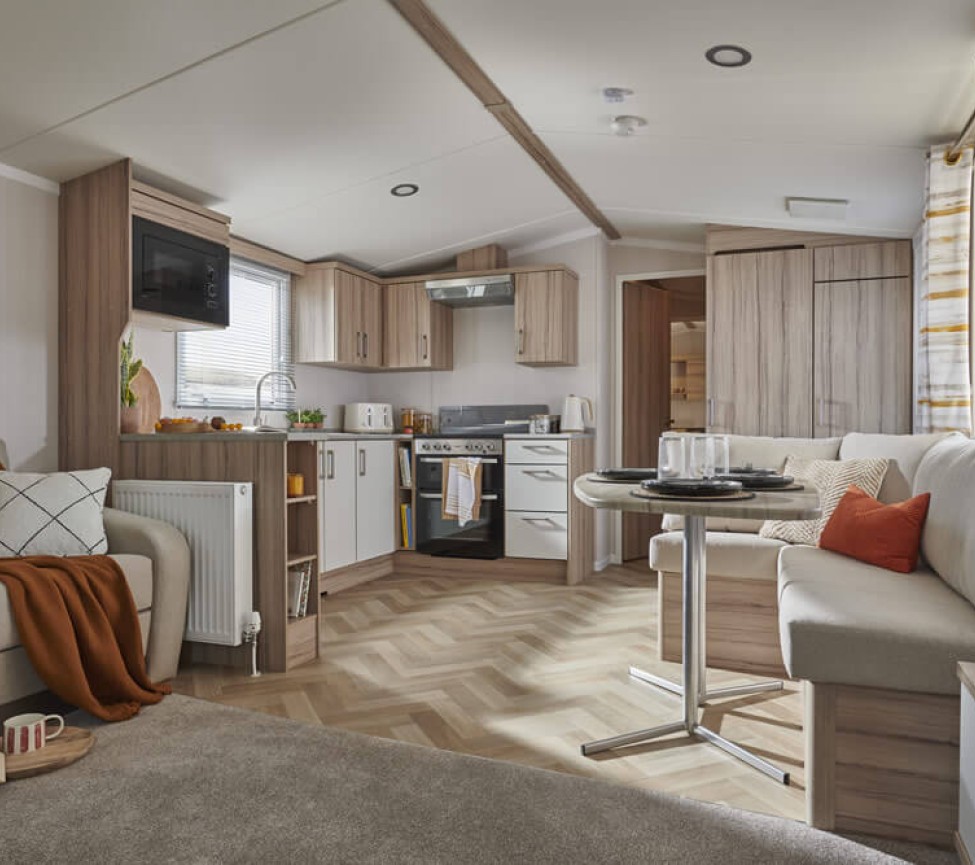 2026 Swift Loire Lounge, Dining Area and Kitchen