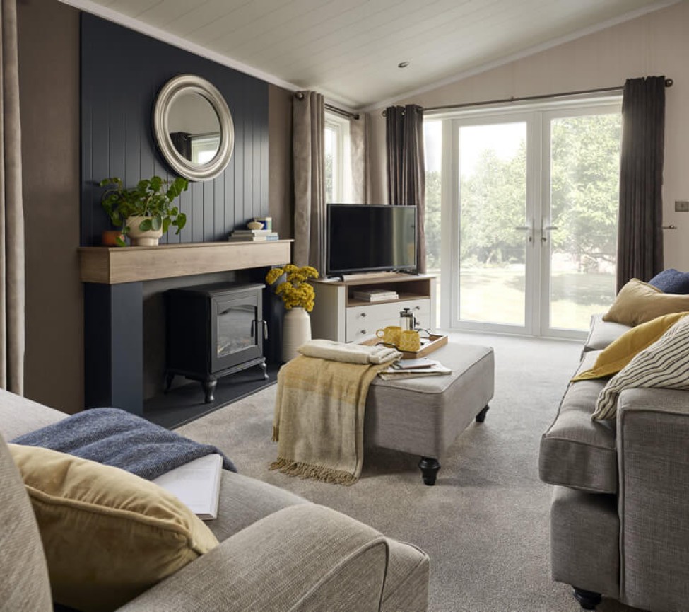 2026 Swift Edmonton Lodge Living Space