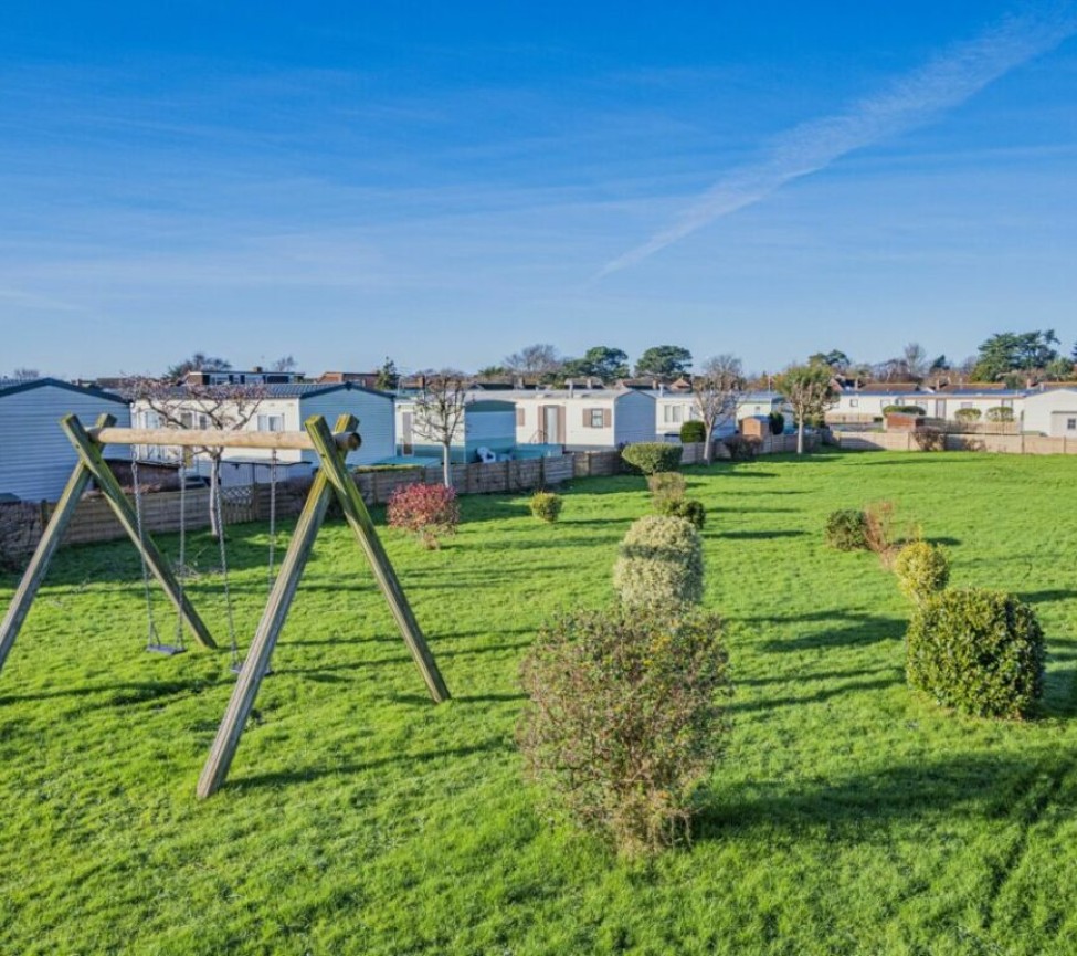 Newcombe caravan park modest play area 