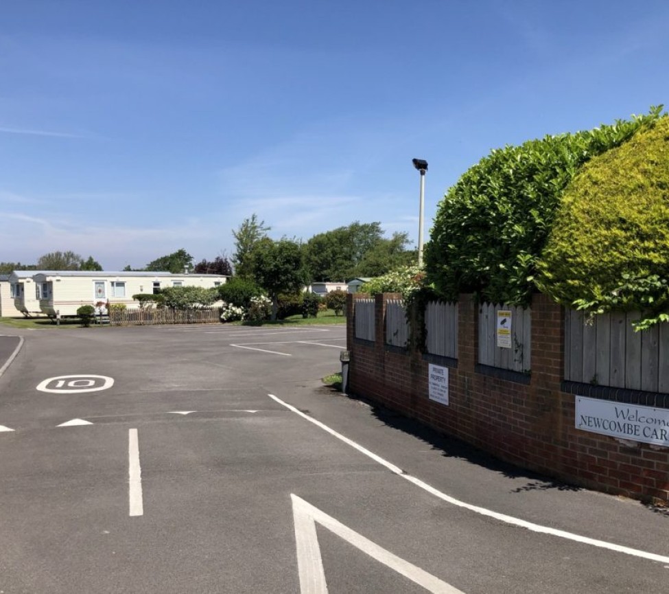 Newcombe Caravan park entrance
