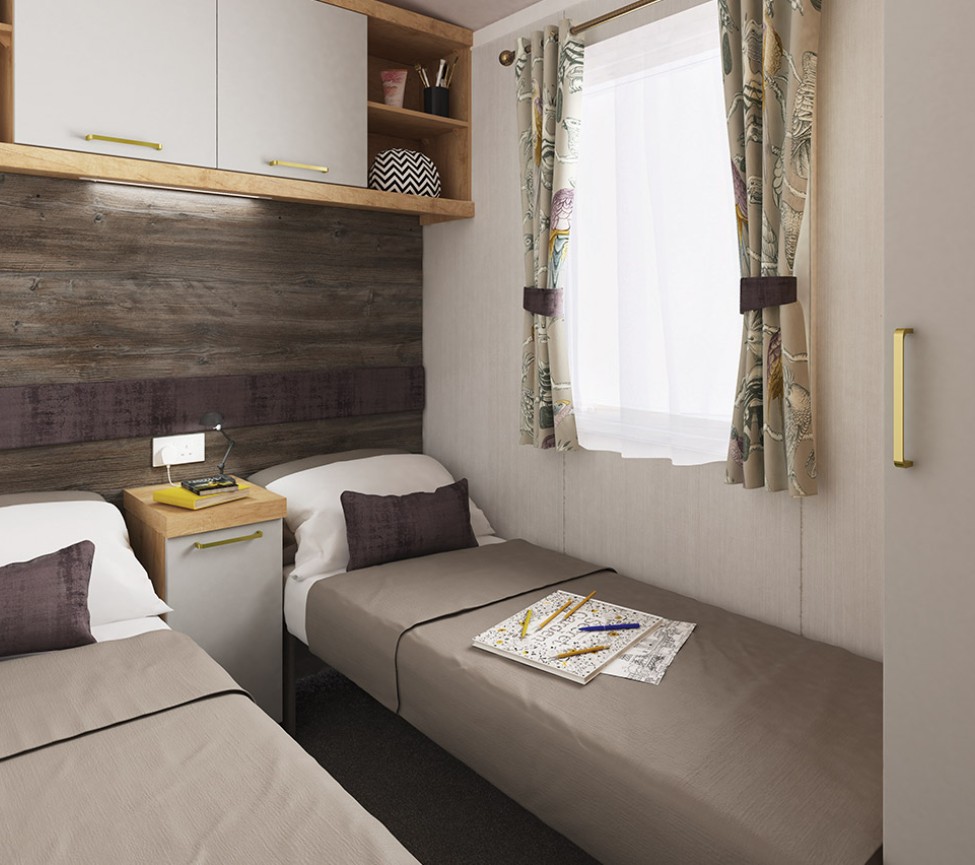 Twin Bedroom of the Swift Bordeaux