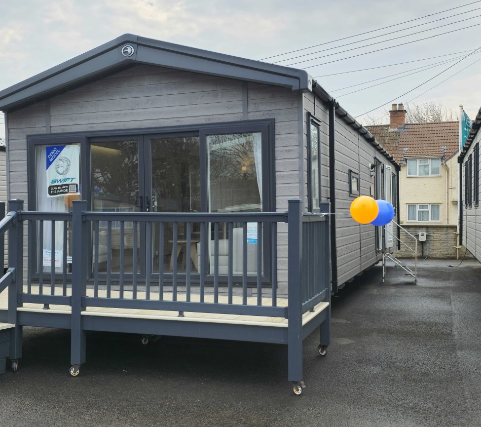 Exterior view of the 2023 Swift Moselle Lodge 40 x 13 Two Bedroom