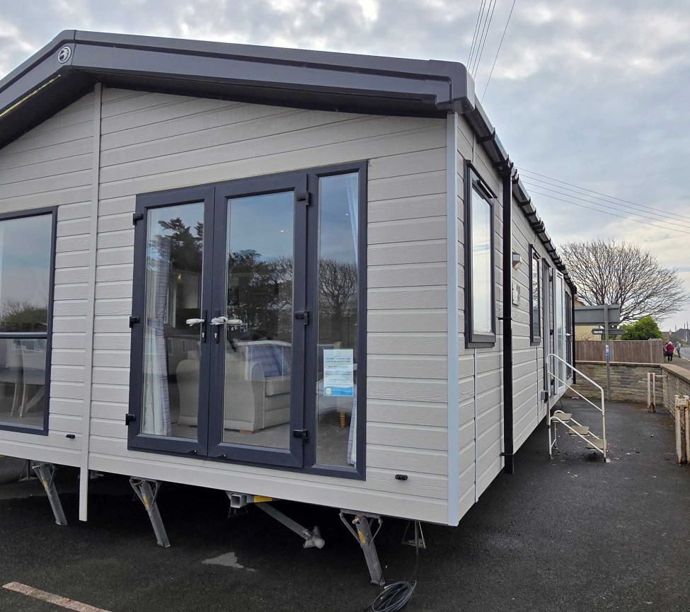 Exterior view of the 2023 Swift Edmonton Lodge 3 Bed