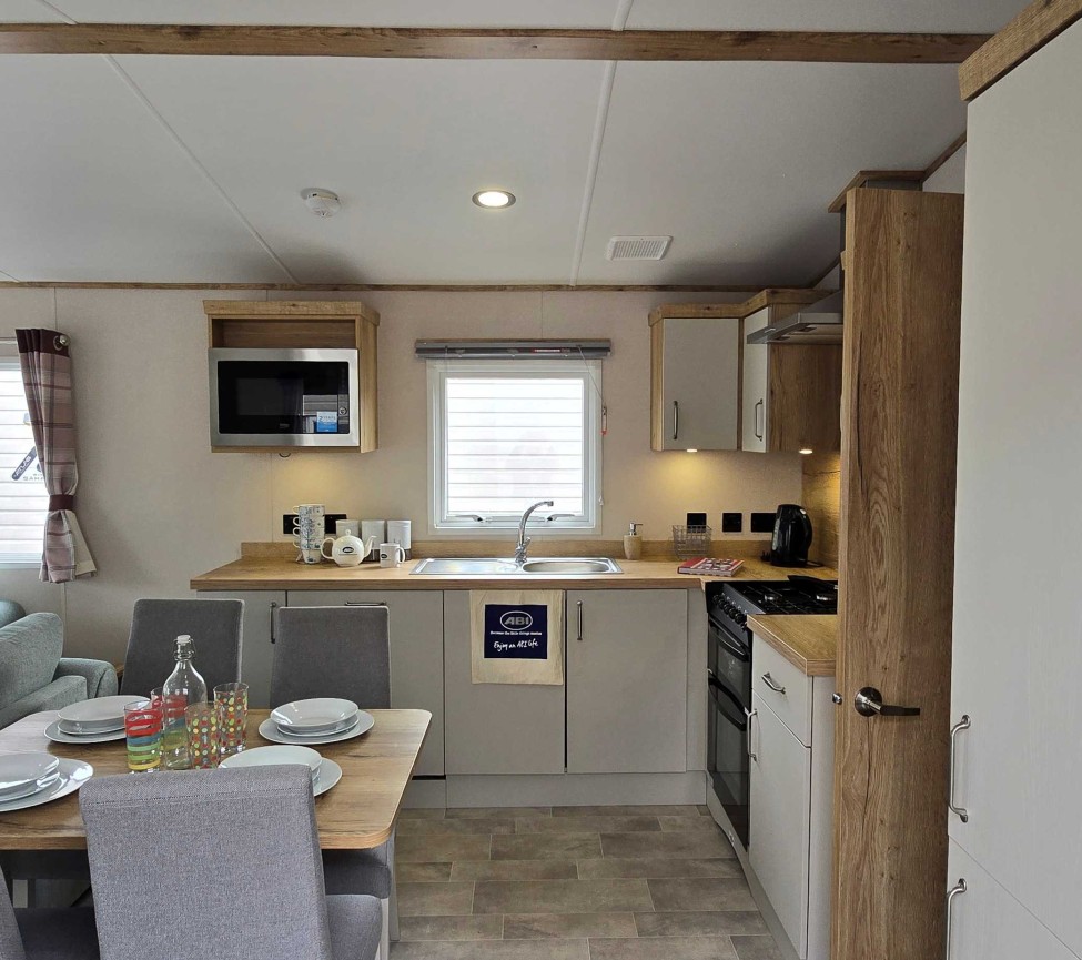 Interior Kitchen, Dining and Lounge view of the 2024 ABI Hamilton