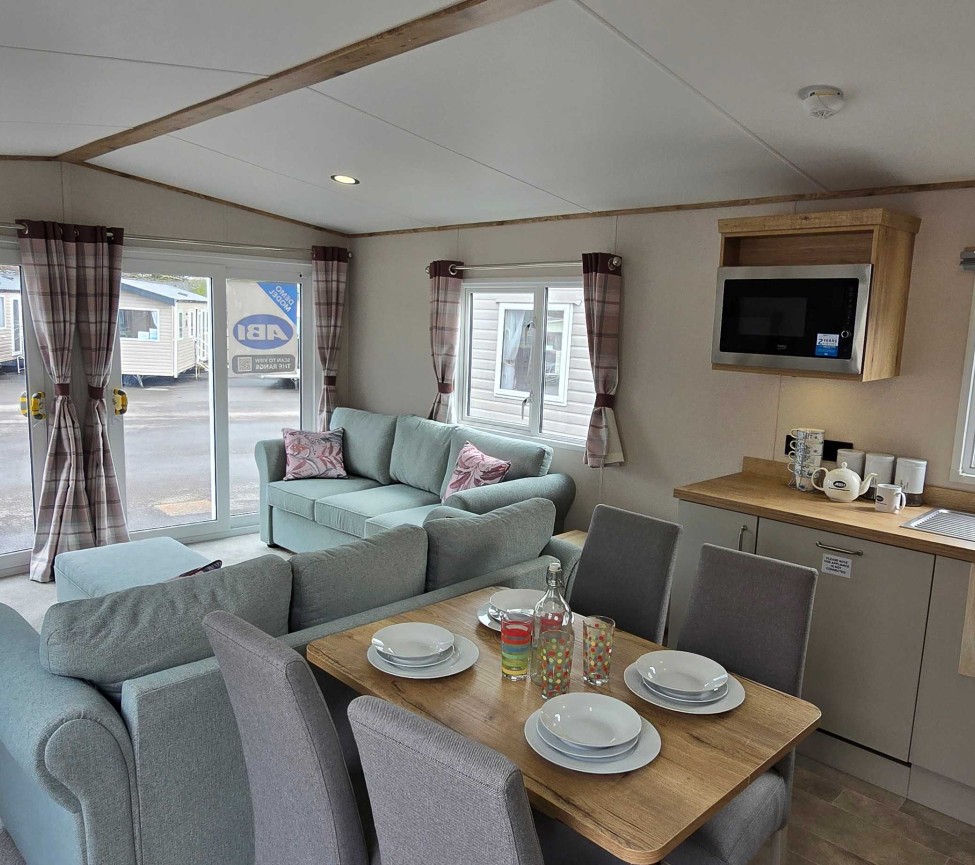 Interior Kitchen, Dining and Lounge view of the 2024 ABI Hamilton