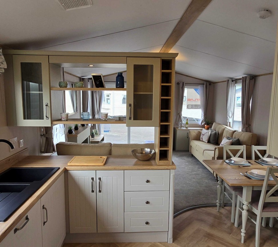 Interior Kitchen, Dining and Lounge view of the 2023 Atlas Debonair