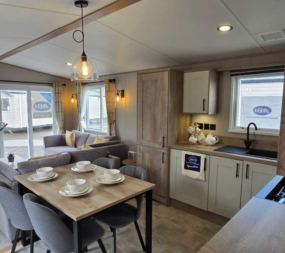 Interior Kitchen and Dining view of the 2024 ABI Beverley
