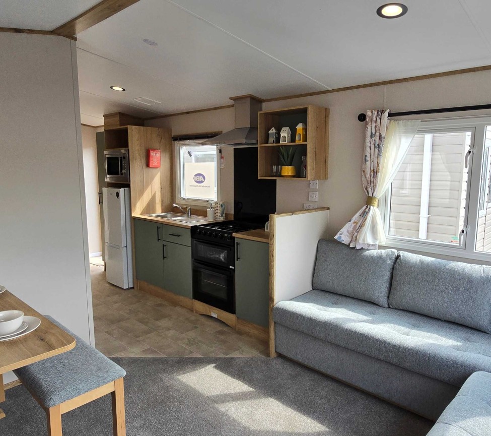 Interior Dining, Lounge and Kitchen view of the 2025 ABI Coworth Deluxe